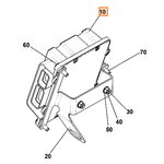 Blokas transmisijos valdymo ECU, 6-ių pavarų LUC, JCB