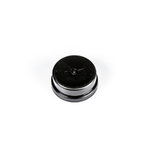 HUB CAP IN FRONT  FINISH:BLACK, MTD