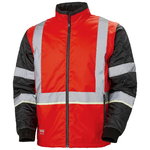 Jacket padding vest Uc-Me zip in, hi-viz CL2, red-black. 2XL, Helly Hansen Workwear