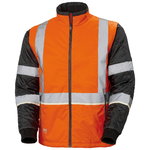 Jacket padding vest Uc-Me zip in, hi-viz CL2, orange-black 4XL, Helly Hansen Workwear