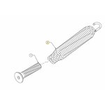 Lift assist spring ZT2 127, MTD