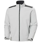 Softshell jacket Manchester 2.0, light grey 2XL, Helly Hansen Workwear