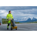 LUNA HI VIS SOFTSHELL JACKET, CL2, WOMAN L, Helly Hansen Workwear