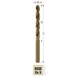 Metal drill bit DIN338 HSSE-Co5 Ø10,2mm 10pcs, Exact