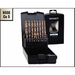 Twist drills set 25 pcs HSSE-Co5 Ø1-13mm HSSE-Co5, Exact