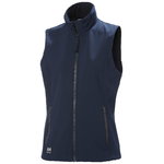 Softshell vest Manchester 2.0 zip in, women, navy XS, Helly Hansen Workwear