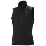 Softshell vest Manchester 2.0 zip in, women, black 2XL, Helly Hansen Workwear