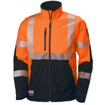 Hi-vis softshell jaka ICU 2-in-1, CL3, orange/melna, 2XL, Helly Hansen Workwear