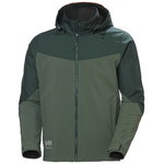 Softshell jacket hooded Oxford, green/dark green 4XL, Helly Hansen Workwear