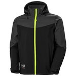 Softshell jacket hooded Oxford, black/grey 2XL, Helly Hansen Workwear