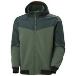 Winter jacket Oxford softshell, green/dark green 3XL, Helly Hansen Workwear