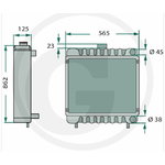 Radiator NH 5129229, Granit