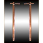 Arms pair, air, with electrodes d=10mm, L=350mm, Tecna S.p.A.