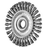 Wheel brush Pipe RBG Steel 100x6/16mm 0,5mm, Pferd