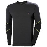 Termoveļa, krekls Lifa Merino, melns/zaļš, XS, Helly Hansen Workwear