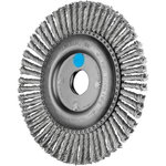 Wheel brush knotted Pipe RBG Ino 150x6x22,2mm 0,5mm, Pferd