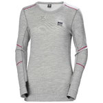 HH LIFA MERINO CREWNECK, women, grey S, Helly Hansen Workwear