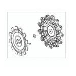 SERVICE KIT DRIVE WHEELS XR5, MTD