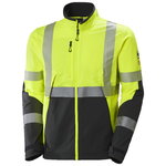 Hi-vis jaka Icu Brz stretch, CL2, dzeltena/melna, S, Helly Hansen Workwear