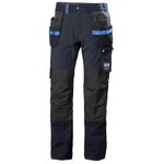 Pant hanging pockets Oxford 4X Cons stretch, dark blue/black C64, Helly Hansen Workwear