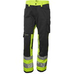 Hi-vis bikses Alna, CL1, dzeltenas/melnas, C60, Helly Hansen Workwear