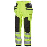 Hi-vis bikses Alna 2.0, CL2, dzeltenas/melnas, C54, Helly Hansen Workwear