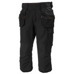 Šorti Oxford, pusgarie, ar piekarināmām kabatām, melni, C54, Helly Hansen Workwear