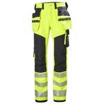 Pants with holsterpockets Icu stretch CL2, yellow/black C48, Helly Hansen Workwear