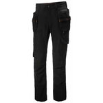 Sieviešu bikses Luna ar piekarināmām kabatām, melnas, C46, Helly Hansen Workwear