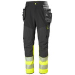 Työhousut Icu Brz, riipputaskut, huomioväri CL1, keltainen/m C60, Helly Hansen Workwear