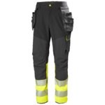 Hi-vis bikses Icu Brz, stretch, CL1, dzeltenas/melnas, D96, Helly Hansen Workwear