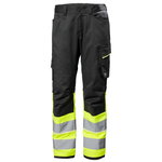 Work pants Uc-me Work, hi-viz, CL1, yellow/black C44, Helly Hansen Workwear