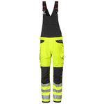 Hi-vis puskombinezons Alna 4X, CL2, dzeltena/melna, C64, Helly Hansen Workwear