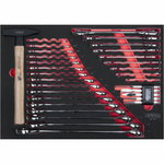 Uzgriežņu atslēgu un āmuru komplekts 31 gab., 1/1 sistēmā, KS Tools