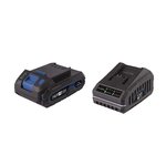 Set SBSK2.0 Starterkit 1: 2,0Ah Li-ion battery + 2,4A charge, Scheppach