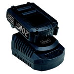 Set: 1x2.0 Ah Li-ion battery + fast charger, GEN1, Scheppach