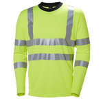 T-shirt Addvis long sleeve high visibility CL3, yellow S, Helly Hansen Workwear