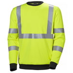Sweater Addvis, Hi-Vis, CL3, crewneck, yellow/black M, Helly Hansen Workwear