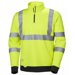 Sweater Addvis, Hi-Vis, CL3, halfzip, yellow/black L, Helly Hansen Workwear