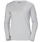 T-shirt Manchester long sleeves women, light grey 2XL, Helly Hansen Workwear