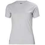 T-shirt Manchester women, light grey 2XL, Helly Hansen Workwear