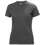 T-shirt Manchester women, dark gray 2XL, Helly Hansen Workwear