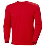T-shirt HHWW Classic long sleev, red XL, Helly Hansen Workwear