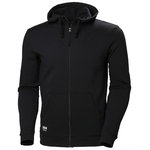Hoodie MANCHESTER ZIP,  black 4XL, Helly Hansen Workwear