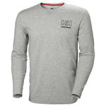 Krekls Kensington, ar garām piedurknēm, pelēks, M, Helly Hansen Workwear
