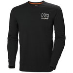 Krekls Kensington, ar garām piedurknēm, melns, 2XL, Helly Hansen Workwear