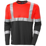 Addvis long sleeve T-shirt CL1, red L, Helly Hansen Workwear