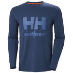 Krekls Graphic, ar garām piedurknēm, tumši zils, M, Helly Hansen Workwear