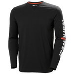 Krekls Graphic, ar garām piedurknēm, melns, 3XL, Helly Hansen Workwear