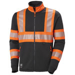 ZIP SWEATSHIRT ICU, HI-VIS CL 1, orange/black 4XL, Helly Hansen Workwear